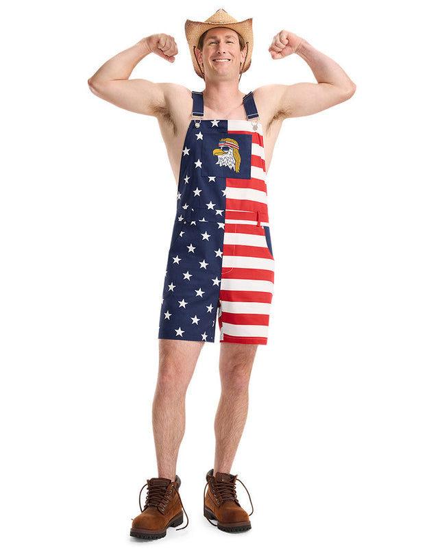 Men's Epic Eagle Patriotic Overalls