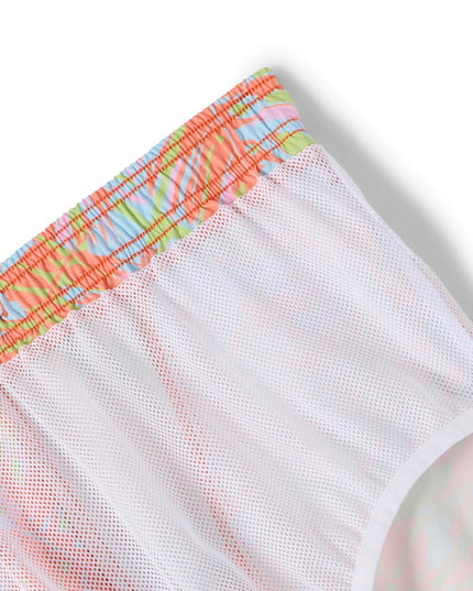 Leaf Luster Stretch Swim Trunks - 6" Inseam