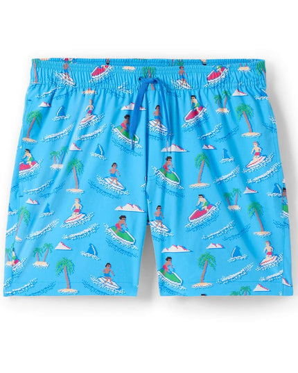 Aquaholic Stretch Swim Trunks - 6" Inseam
