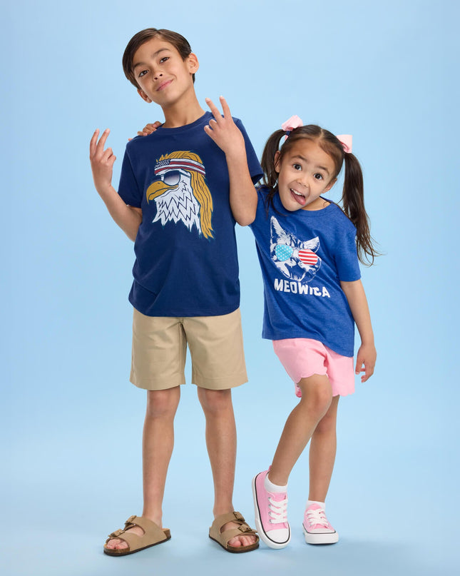 Toddler Girl's Meowica Tee