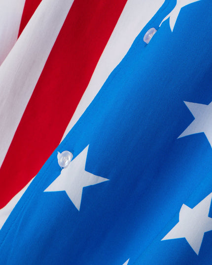 Men's Vertical Flag Cabana Shirt