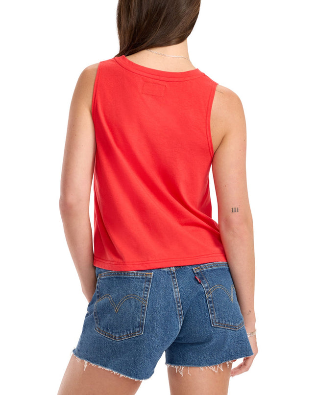 Women's Stars Of Summer Sequin Cropped Tank Top