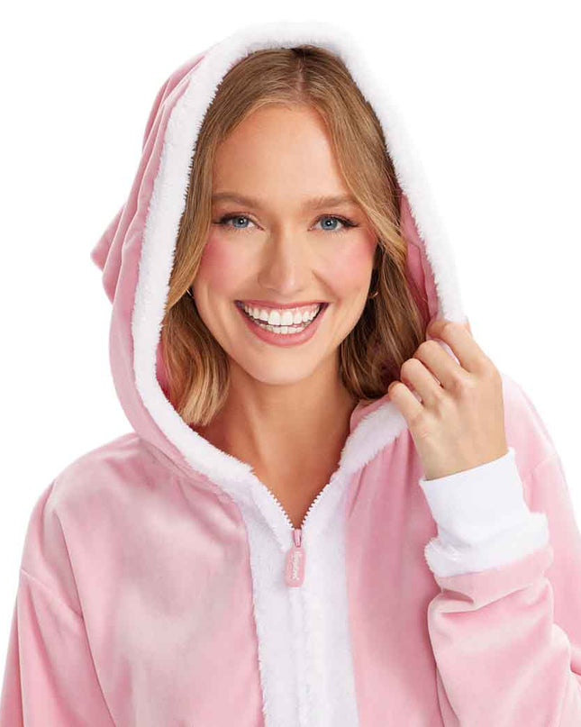 Women's Pink Santa Jumpsuit