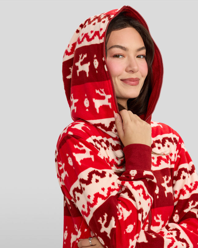 Women's Home For The Holidays Jumpsuit