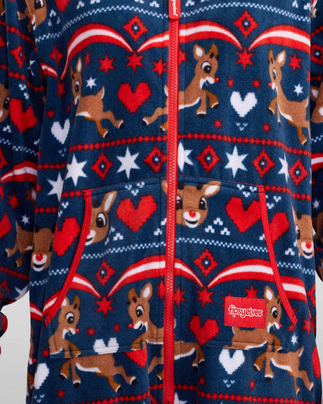 Women's Soaring Rudolph Christmas Jumpsuit