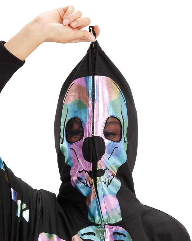 Women's Iridescent Skeleton Costume
