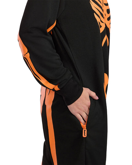 Women's Pumpkin Head Skeleton Costume