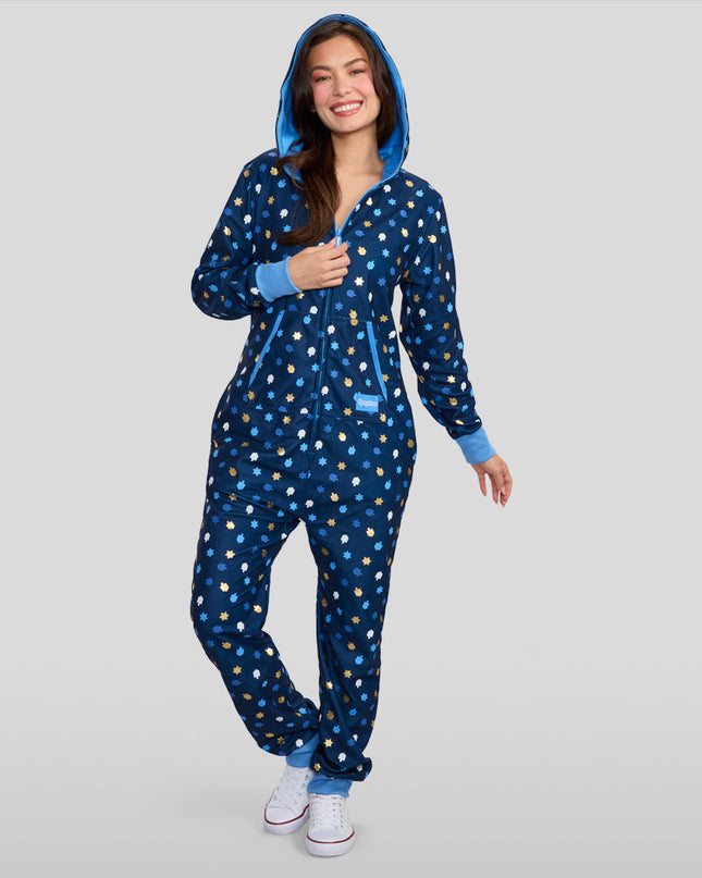 Women's Dreidel Decor Jumpsuit