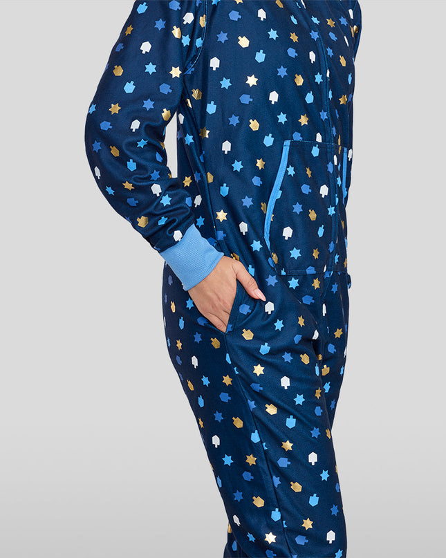 Women's Dreidel Decor Jumpsuit