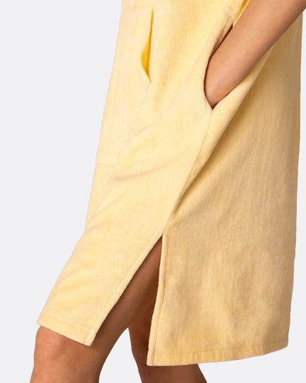 Apricot Orange Towel Poncho for Adults | Bright Summer Favorite