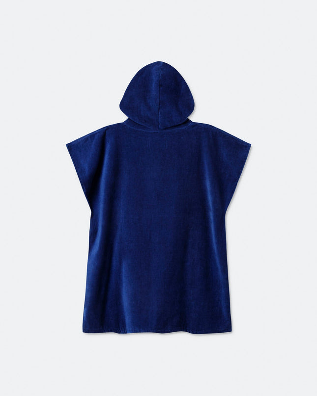 Kids' Navy Towel Poncho