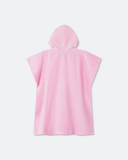 Bubblegum Pink Towel Poncho for Kids