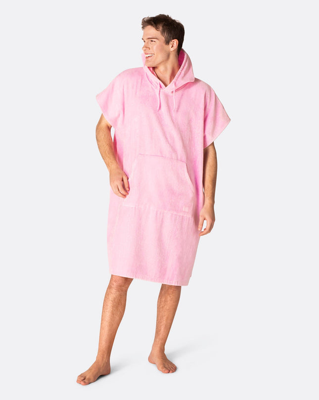 Bubblegum Pink Towel Poncho for Adults | Fun Summer Essential