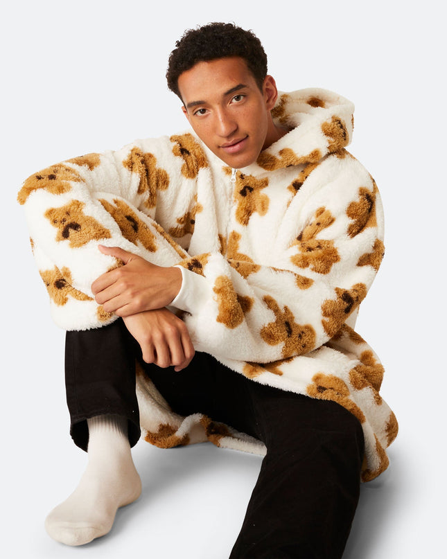 Teddy Lights HappyHoodie for Adults - Cozy Loungewear