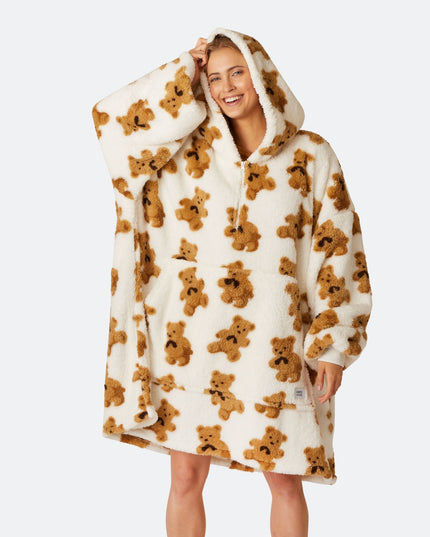Teddy Lights HappyHoodie for Adults - Cozy Loungewear