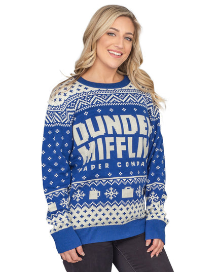 Women's The Office Dunder Mifflin Christmas Sweater
