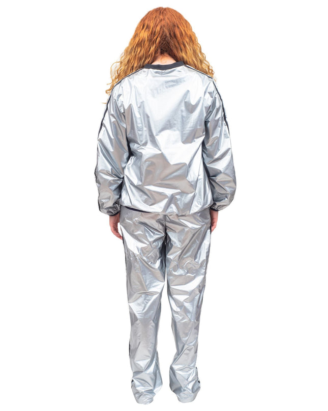 Todd & Margo Shiny Silver Workout Set