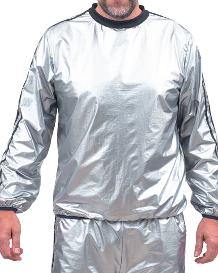 Todd & Margo Shiny Silver Workout Set