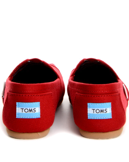 TOMS Classic - Red Slippers