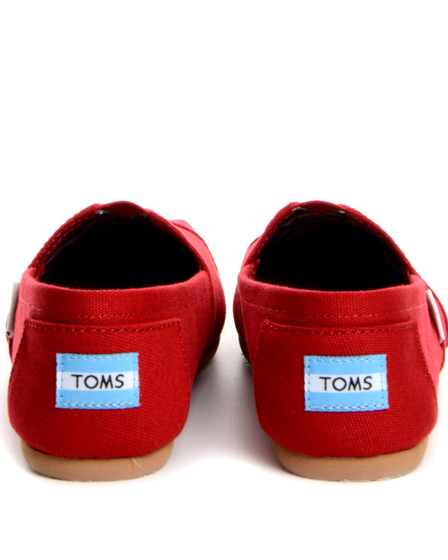 TOMS Classic - Red Slippers