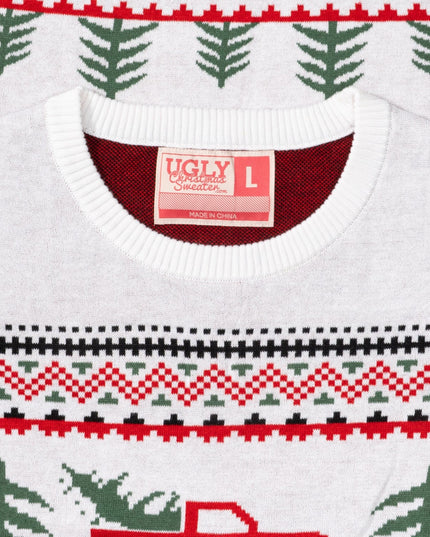 Unisex Arnold Truck and Trees Ugly Christmas Sweater