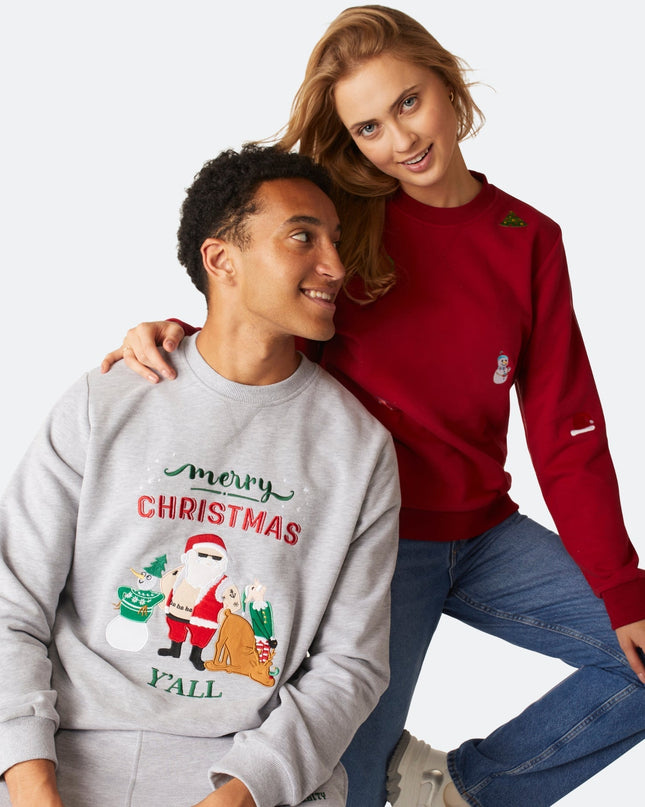 Men's Merry Christmas Y'all Christmas Sweatshirt