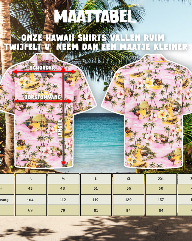 Island Adventure Theme Hawaiian Shirt