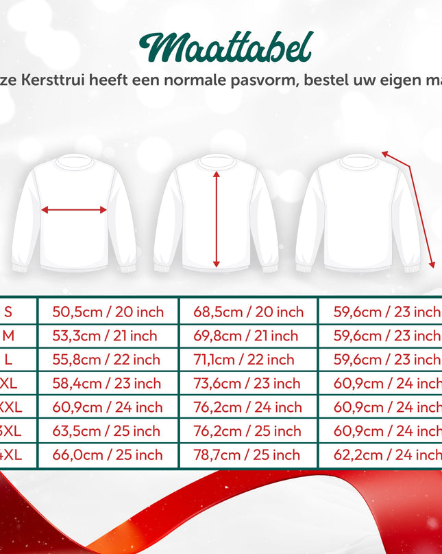 Christmas Sweater Marius for Women with Let it Snow Design