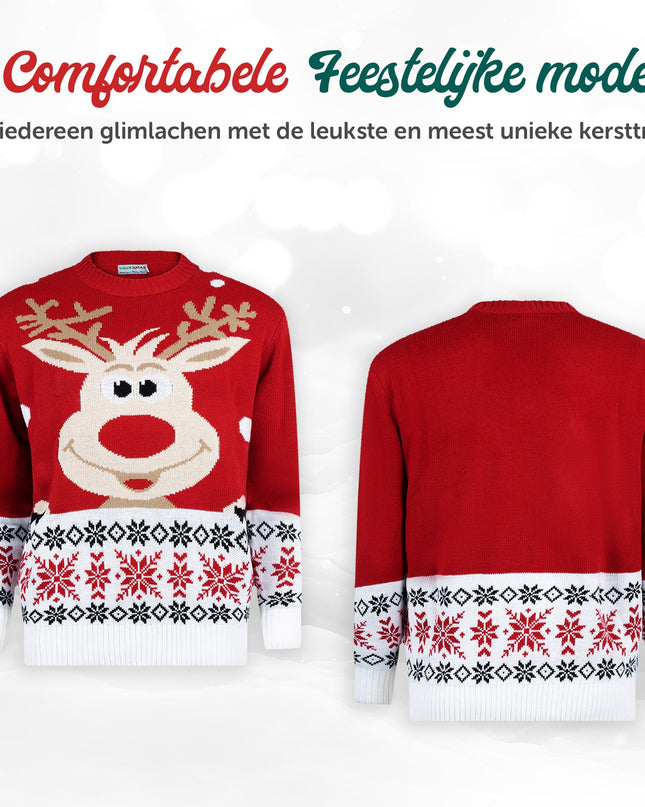 Rudolph Christmas Sweater for Women