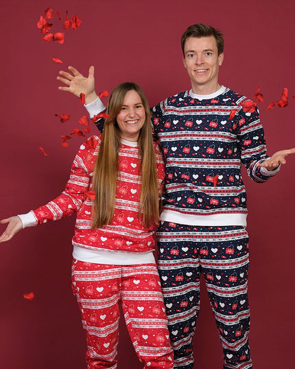 Red Valentine's Set for Women's Christmas Pajamas