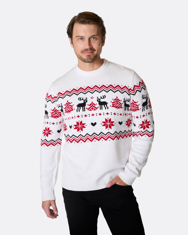 Men's Classic Christmas Sweater for Timeless Festivities