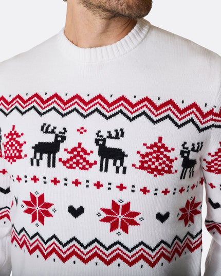 Men's Classic Christmas Sweater for Timeless Festivities