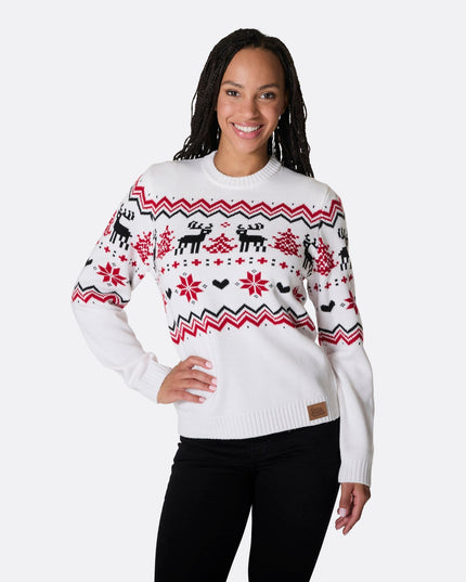 Women's Classic Christmas Sweater for Timeless Style