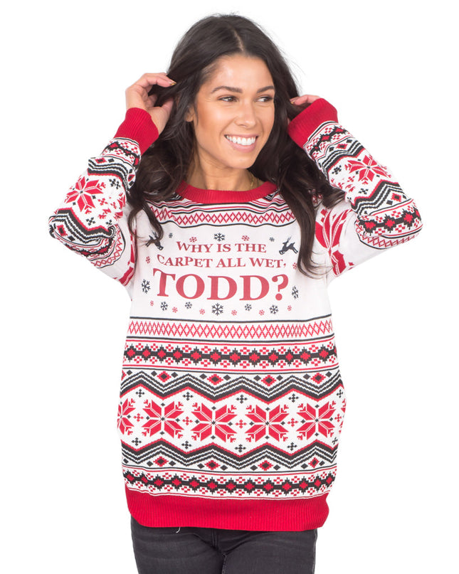 Why is the Carpet Wet, Todd? Sweater