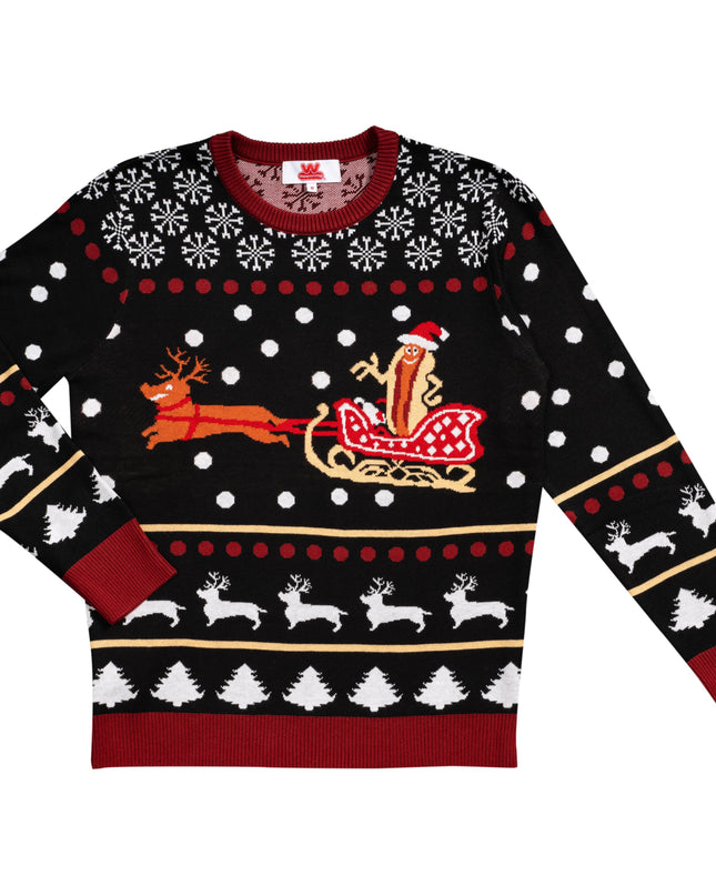 Wienerschnitzel Ugly Christmas Sweater