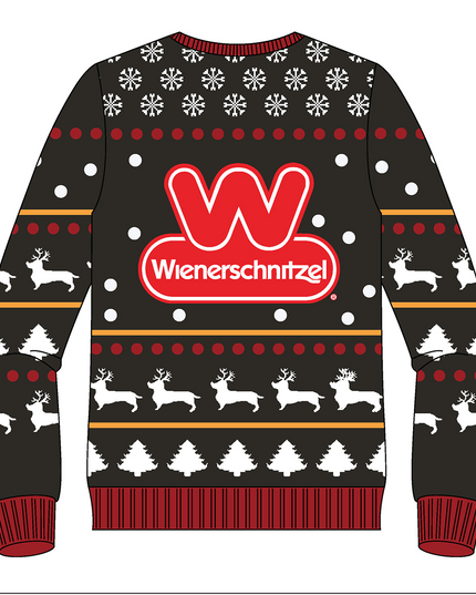 Wienerschnitzel Ugly Christmas Sweater