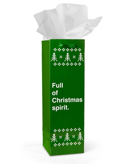 Funny Christmas Wine Gift Bags - Set of 6