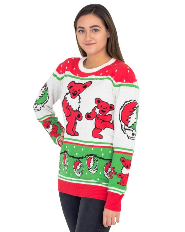 Women's Classic Grateful Dead Dancing Bears Ugly Sweater