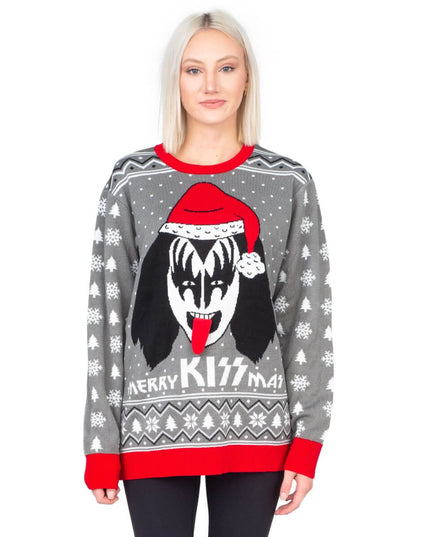 Women's "Merry Kissmas" Flappy Ugly Christmas Sweater