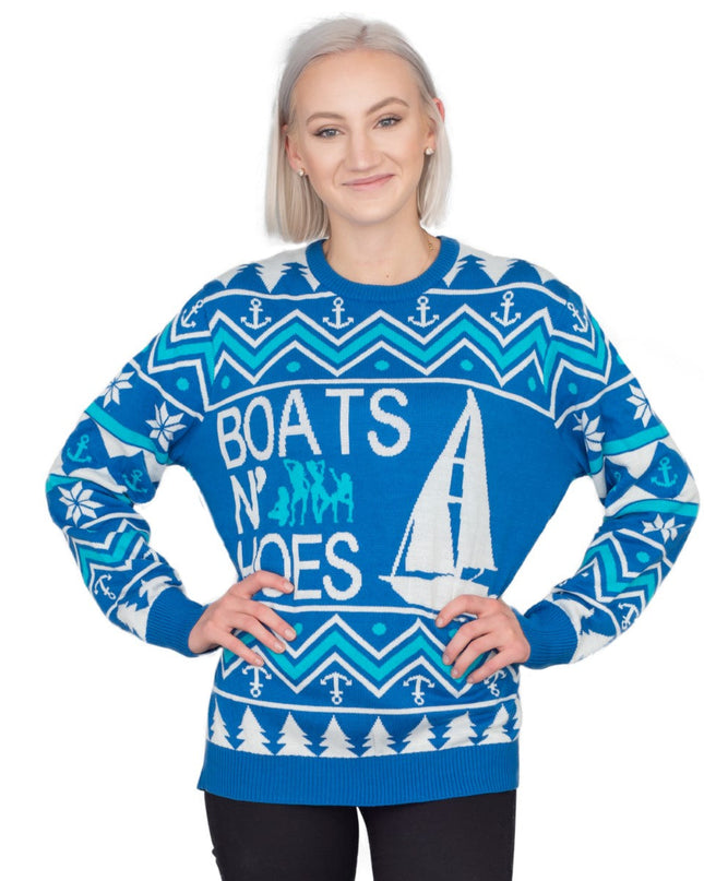 Women's Step Brothers "Boats N Hoes" Ugly Sweater
