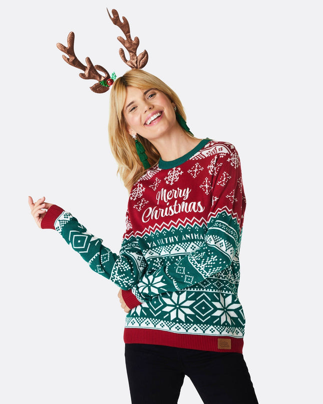 Women's Filthy Animal Christmas Sweater
