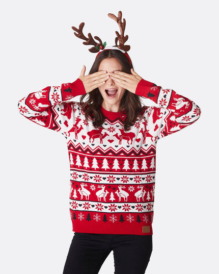 Women's Humping Reindeers Christmas Sweater