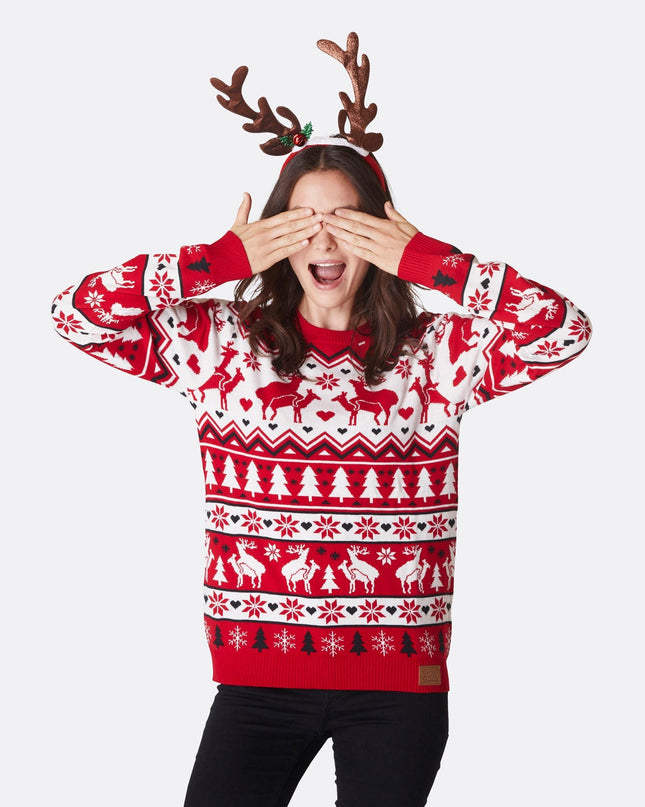 Women's Humping Reindeers Christmas Sweater