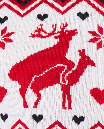 Women's Humping Reindeers Christmas Sweater