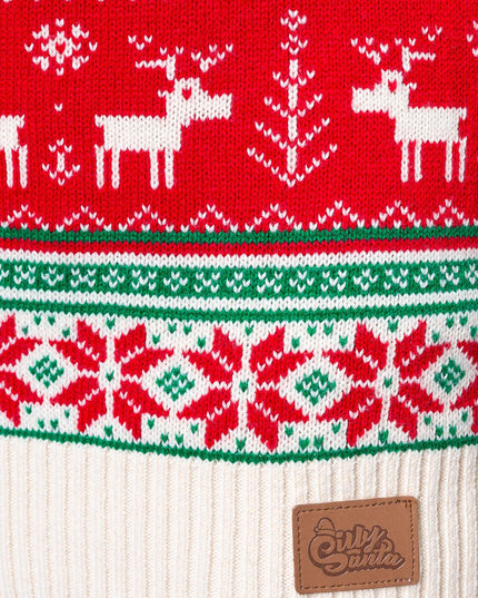 Women's Knitted Christmas Sweater for Cozy Comfort
