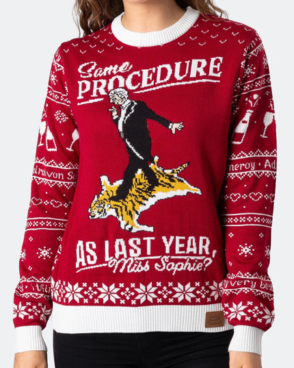 Women's The 90th Birthday Red Christmas Sweater for Joy