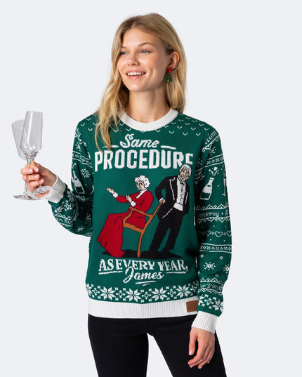 Women's The 90th Birthday Green Christmas Sweater