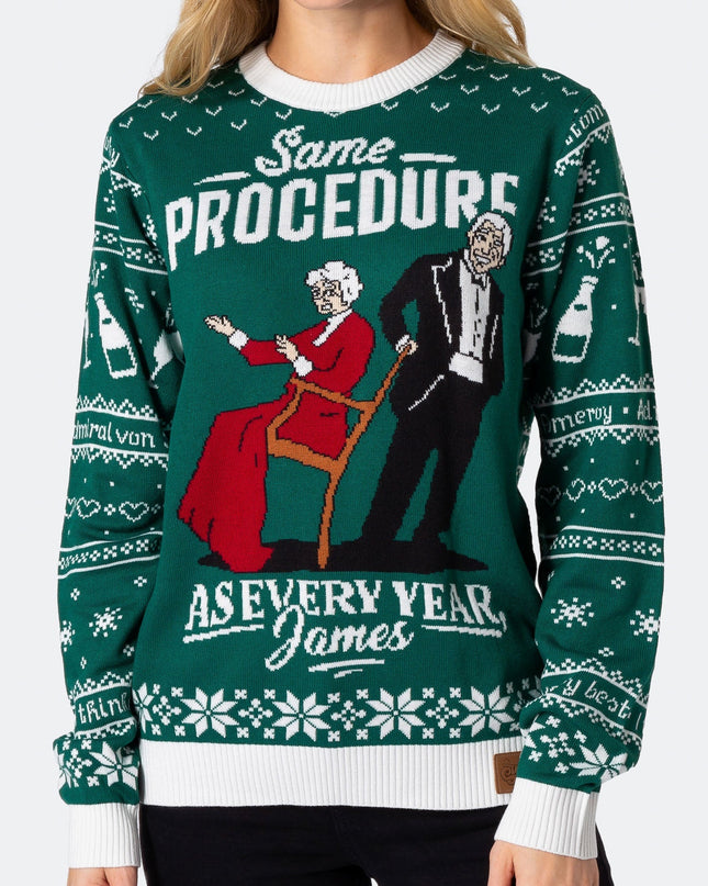 Women's The 90th Birthday Green Christmas Sweater