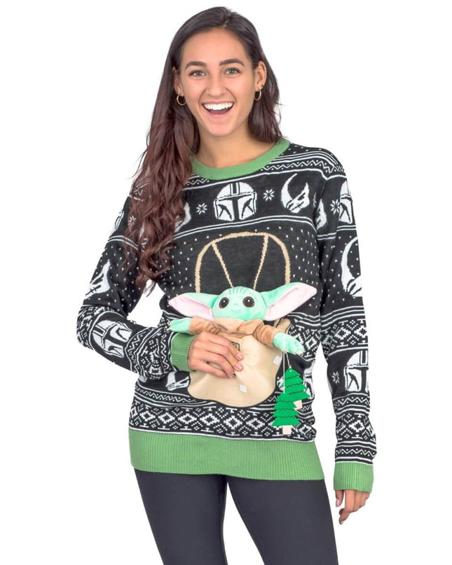 Women's Star Wars Baby Yoda Christmas Sweater