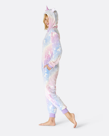 Women's Glow-in-the-Dark Unicorn Onesie